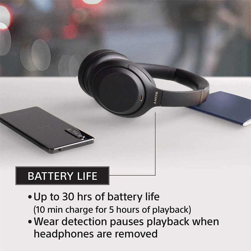 אוזניות ‏אלחוטיות Sony WH-1000XM4S סוני - תמונה 8